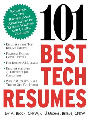 cover image of 101 Best Tech Resumes